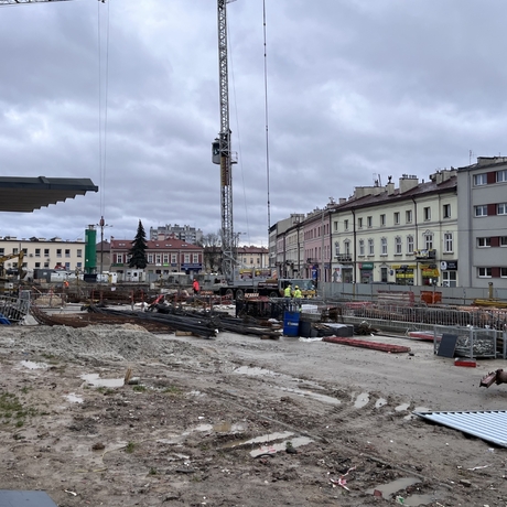 Budowa Rzeszowskiego Centrum Komunikacyjnego [styczeń 2023] - fot 10